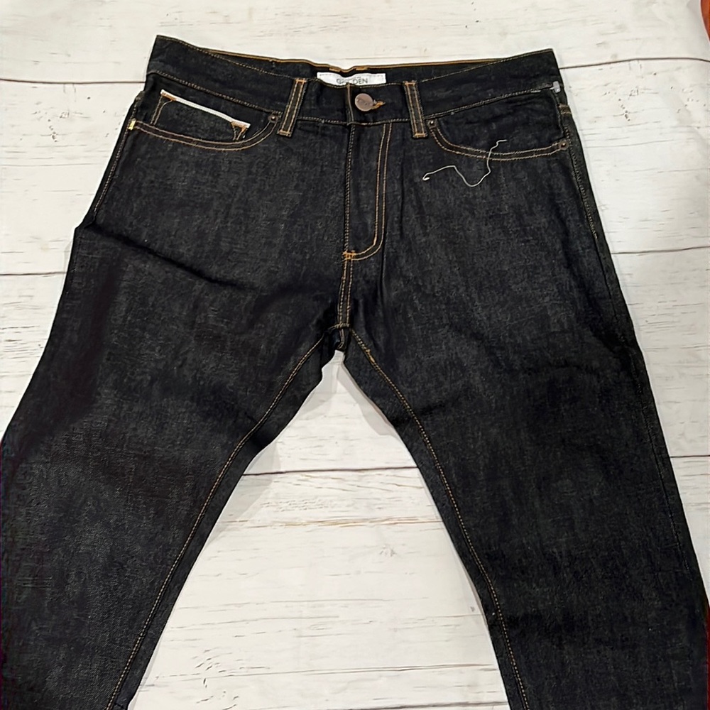 Golden denim mens dark wash skinny jeans